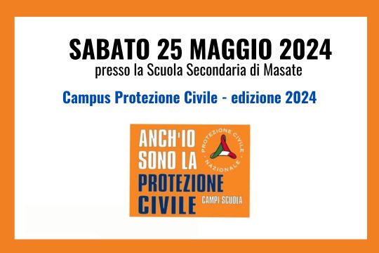 Campus Protezione Civile - edizione 2024