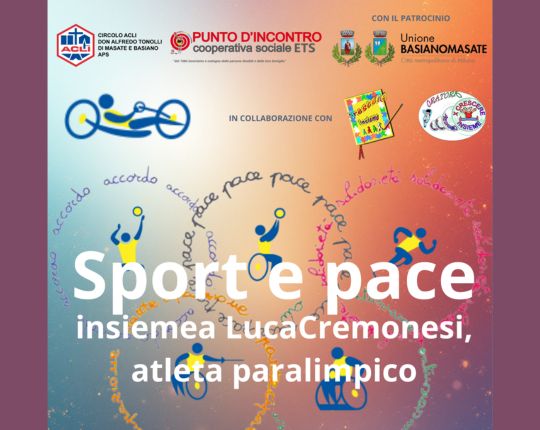 SPORT E PACE - Incontro con Luca Cremonesi atleta paralimpico