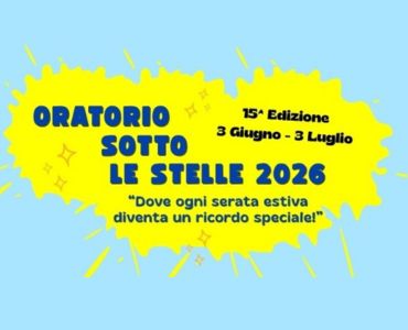 ORATORIO SOTTO LE STELLE 2026